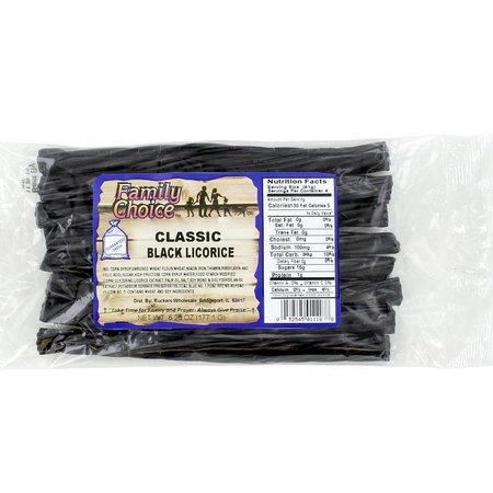 FAMILY CHOICE Licorice, Classic Black Flavor, 7 oz 1118